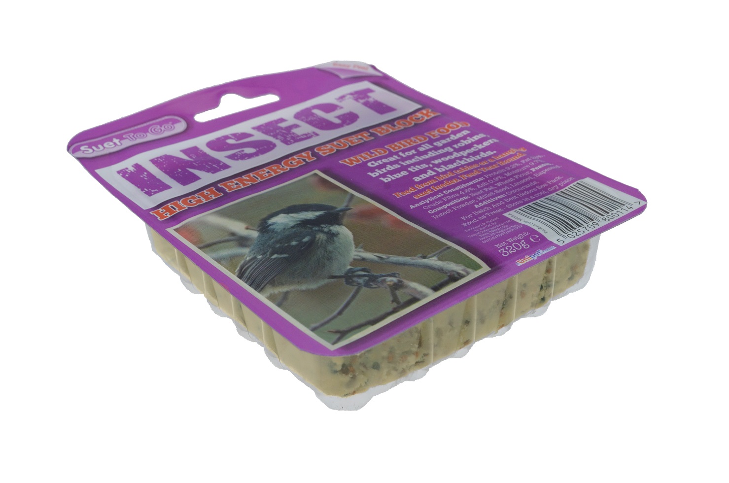 Suet To Go Seed and Insect Suet Feast 320g
